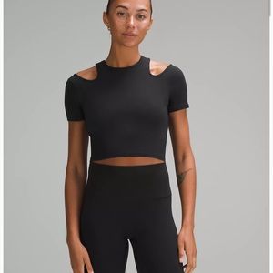 Lululemon shoulder cut out yoga tank